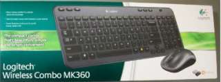 Wireless Keyboard and Mouse NEWEST MODEL Combo Logitech MK 360, Wi Fi 