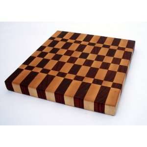 Padauk and Maple Chopping Block   11.5x12x1.25  Kitchen 