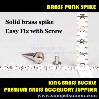 These are some 1 1/8 inch tall Cone spikes (screwback)    a bag of 50 