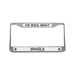 Snail License Plate Frame