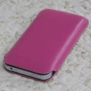  Visions Apple Iphone 4 Soft Leather Pouch (Pink) 16gb, 32gb Iphone 