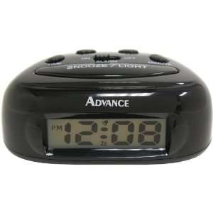  Advance 0.5 Lcd Bedside Alarm Clock   Black