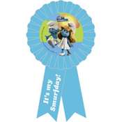 Smurfs Party Award Ribbon 726528287043  