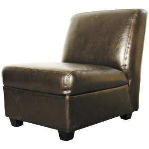 Brown 31 1/2 High Solo Slipper Chair 