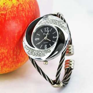   Womens Bangle Bracelet Wrist Watch 6 Colors for Selecting  