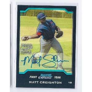   #340 Matt Creighton Chicago Cubs Auto 