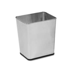   Steel Wastebasket   Stainless Steel   RCPWB29RSS