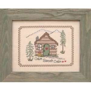    Cabin Sweet Cabin   Cross Stitch Pattern Arts, Crafts & Sewing