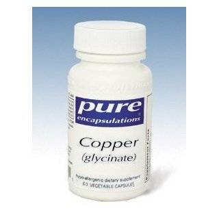 Pure Encapsulations   Copper (glycinate) 2 mg 60 vcaps