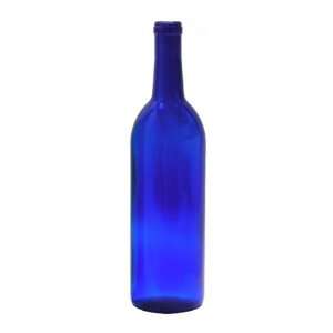  750 ml Cobalt Blue Glass Claret/Bordeaux Bottles, 12 per 