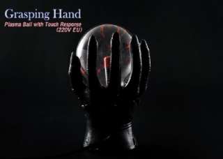 Grasping Hand Plasma Ball with Touch Response   Mood Lighting  