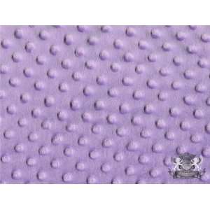  Minky Cuddle Dimple Dot LILAC Fabric By the Yard 