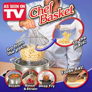 PERFECT COOK CHIP BASKET KITCHEN CHEF COOK, BOIL, OR DEEP FRY*AS SEEN 