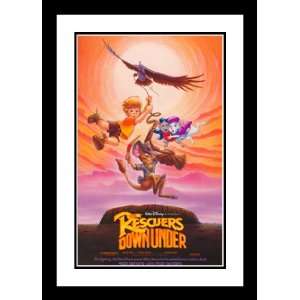  The Rescuers Down Under 32x45 Framed and Double Matted 