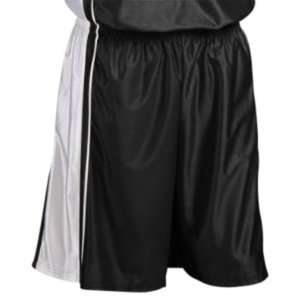  Teamwork Dazzle Basketball Shorts 45 BLACK/WHITE A3XL 11 