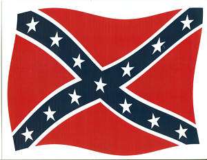 Waving Confederate Rebel Flag T Shirt 8 Sizes 3 Colors  
