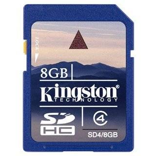 Kingston 8 GB Class 4 SDHC Flash Memory Card SD4/8GBET