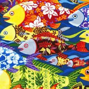  School Uniform Tahiti quilt fabric by Hoffman Fabrics 