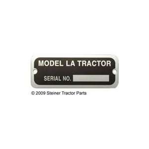  SERIAL NUMBER TAG with RIVETS Automotive