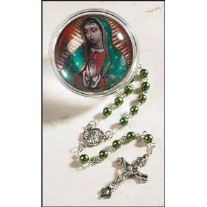  Our Lady of Guadalupe Rosary w/ Case Prayer Christian 
