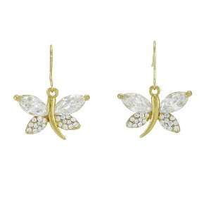  Crystal Flight Drop Earrings (Clear) Jewelry