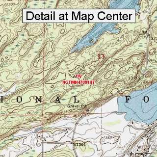 USGS Topographic Quadrangle Map   Ely, Minnesota (Folded/Waterproof 