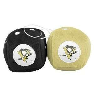 PITTSBURGH PENGUINS CAR BEDROOM FUZZY DICE FREE SHIP   