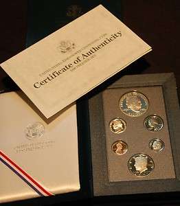  US MINT Proof Prestige Commemorative Set W/ Eisenhower IKE Silver 