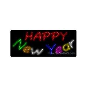  Happy New Year Outdoor LED Sign 13 x 32