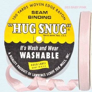  100yds 1/2 Schiff Seam Binding Hug Snug Ribbon Color 