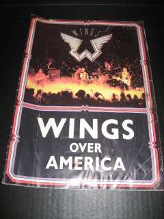 Paul McCartney & Wings Wings Over America Concert Program  