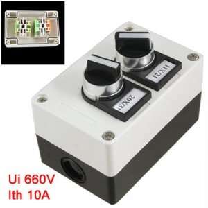   Rotary Selector Switch Push Button Station Box