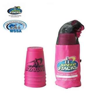 MULTI COLORS SPEED STACKS PORTABLE STACKS SET 12 CUPS + BAG+STACKMAT 