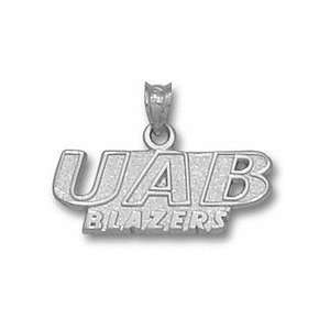 Alabama (Birmingham) Blazers UAB Blazers Pendant   Sterling Silver 