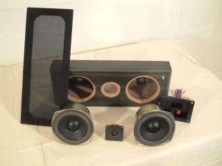 Complete Kit, Dual Woofers, Tweeter, Crossover and Cabinet