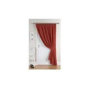  Velvet Energy Saver Thermal Door Curtain  RED  (CTB113284 