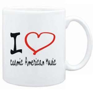    Mug White  I LOVE Cosmic American Music  Music
