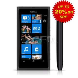   New SIM Free Factory Unlocked Nokia Lumia 800 Mobile Phone – Black