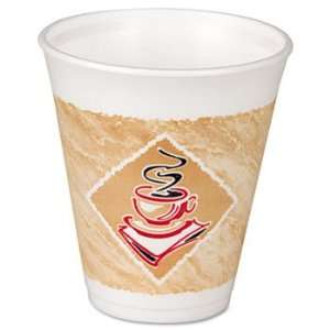  Dart® Café GTM Foam Hot/Cold Cups CUP,8OZ,FOAM,CAFE G,WE 