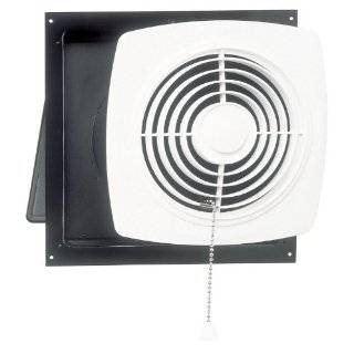 Broan Model 509S 8 Inch Through Wall Utility Fan with Integral Rotary 