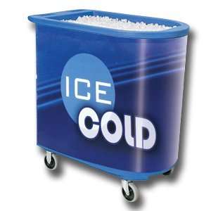 IRP Avalanche Party Cooler on Wheels Portable Insulated Ice Beverage  Merchandiser | Black