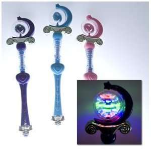  Princess Wand Spinning Light up LED Wands   12 Pack Party 