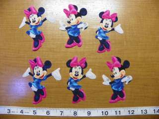 Minnie Mouse Fabric Iron On Appliques   style #4  