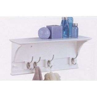 Bathroom Countertop Storage Wood Shelf  