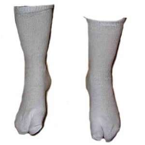  Toe Socks , Tabi WHITE , Quality 1 Size Senior Sports 