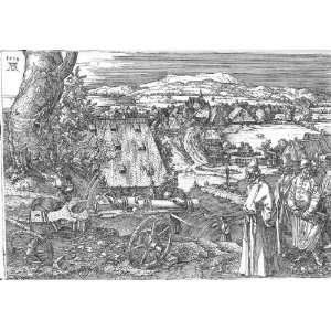   Reproduction   Albrecht Durer   24 x 16 inches   Landscape With Cannon