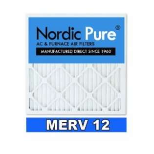 Nordic Pure 20x25x1 AC Furnace Air Filters MERV 12, Box of 6 at  