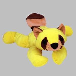  TY Pillow Pal   RUSTY the Raccoon (Yellow Version) Toys 