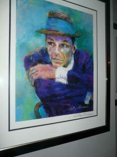 Leroy Neiman   Frank Sinatra Signed & framed  