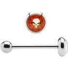 Body Candy Stainless Steel Black Triple X Barbell Tongue Ring